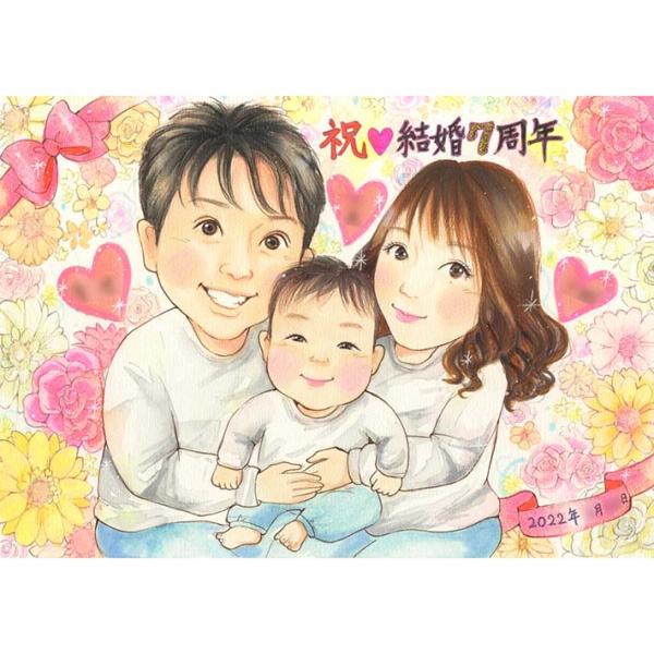 ・下描き満足保証・納期厳守・人気の似顔絵作家ずっと飾れる満足度の高い似顔絵をお届けします【ご利用の多いシーン】お祝い プレゼント 贈り物 ギフト 贈呈用 還暦 古希 喜寿 傘寿 米寿 卒寿 白寿 百寿 長寿 結婚記念日 金婚式 結婚50周年...