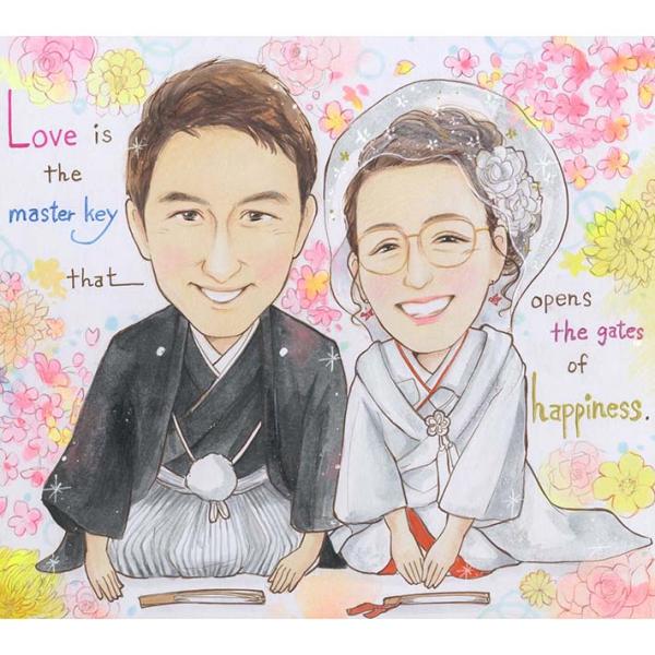 ・下描き満足保証・納期厳守・人気の似顔絵作家ずっと飾れる満足度の高い似顔絵をお届けします【ご利用の多いシーン】お祝い プレゼント 贈り物 ギフト 贈呈用 還暦 古希 喜寿 傘寿 米寿 卒寿 白寿 百寿 長寿 結婚記念日 金婚式 結婚50周年...