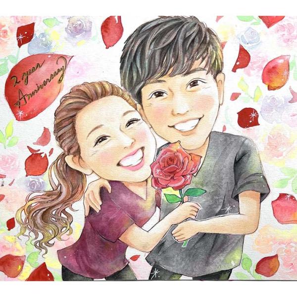 ・下描き満足保証・納期厳守・人気の似顔絵作家ずっと飾れる満足度の高い似顔絵をお届けします【ご利用の多いシーン】お祝い プレゼント 贈り物 ギフト 贈呈用 還暦 古希 喜寿 傘寿 米寿 卒寿 白寿 百寿 長寿 結婚記念日 金婚式 結婚50周年...