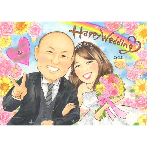 ・下描き満足保証・納期厳守・人気の似顔絵作家ずっと飾れる満足度の高い似顔絵をお届けします【ご利用の多いシーン】お祝い プレゼント 贈り物 ギフト 贈呈用 還暦 古希 喜寿 傘寿 米寿 卒寿 白寿 百寿 長寿 結婚記念日 金婚式 結婚50周年...