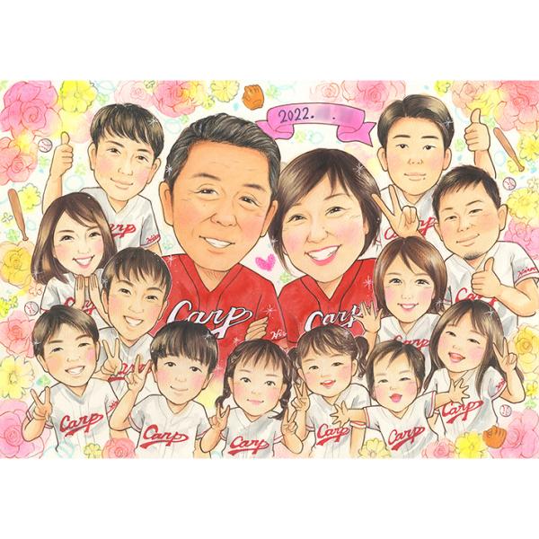 ・下描き満足保証・納期厳守・人気の似顔絵作家ずっと飾れる満足度の高い似顔絵をお届けします【ご利用の多いシーン】お祝い プレゼント 贈り物 ギフト 贈呈用 還暦 古希 喜寿 傘寿 米寿 卒寿 白寿 百寿 長寿 結婚記念日 金婚式 結婚50周年...