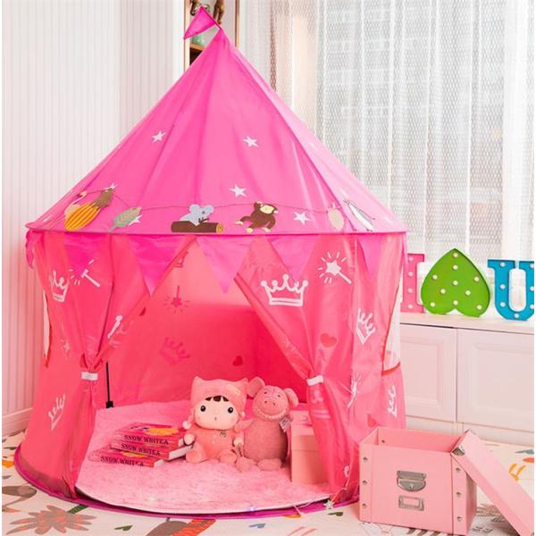 子供 テント プレイハウス ベビー プリンセス 屋内 家庭 小さな家 屋外 ■カラー：ピンク