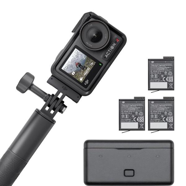 他サイト： DJI アクションカメラ Osmo Action 4 アドベンチャー コンボ 【国内正規品】 4K/120fps対応 防水カメラ【宅急便】【C-2】の商品画像