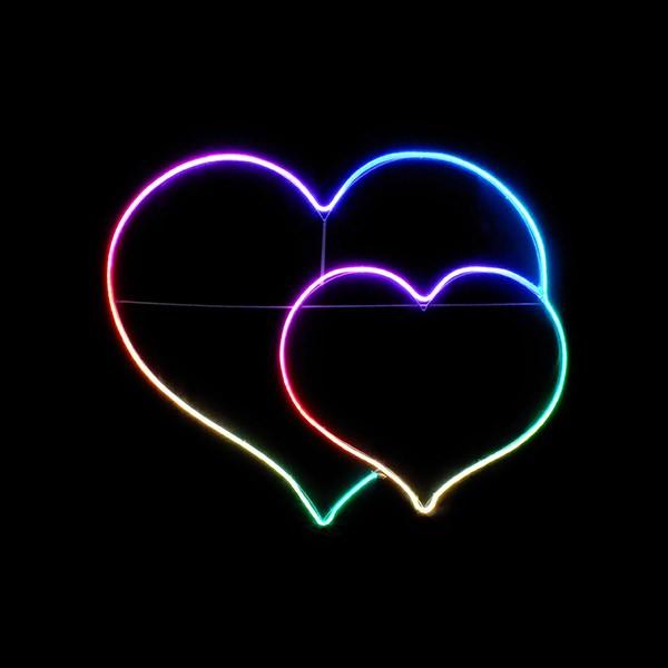 Ledフルカラー ハート 小 Afln 2d Hes 2台セット 一体型 連結不可 常点可能 防雨仕様 12v 要在庫確認 店舗 業務用品の賑わいマーケット 通販 Yahoo ショッピング