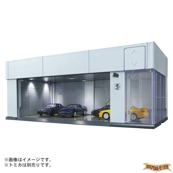 トミカ tomica GARAGE SILVER WHITE