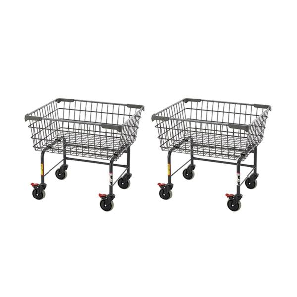 コインランドリー カート コインランドリー用カート 買い物 荷物用 什器 ランドリーカートS(2台セット)HHH-ランドリーカートS