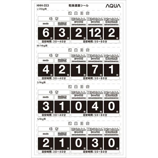 コインランドリー 日本コインランドリー販売 適量シール ガス乾燥機用