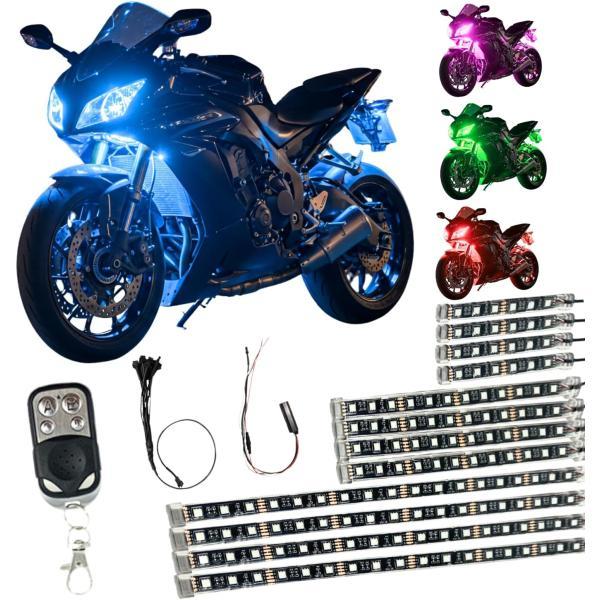 Longsafe バイク用 LEDテープ バイク 防水 RGB LED テープライト