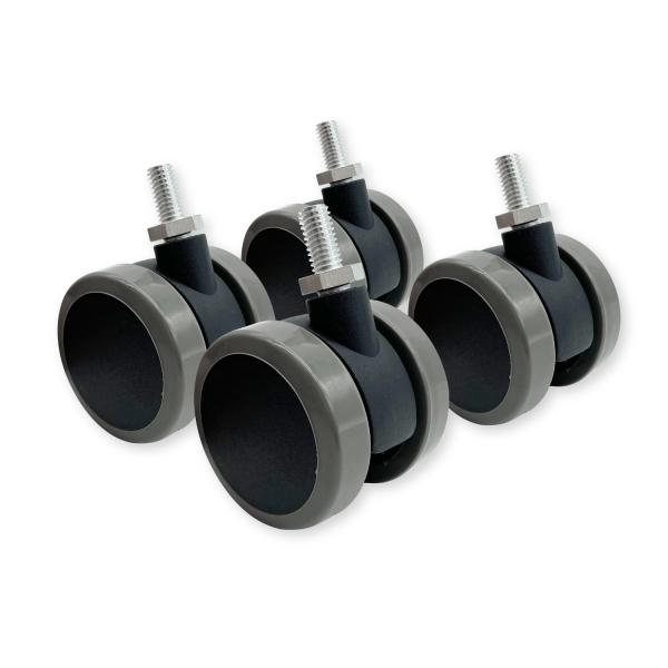 FLEXISPOT��p �L���X�^�[ �݊��i 4�Z�b�g �t���L�V�X�|�b�g �����p �X�^���f�B���O�f�X�N �I�t�B�X�`�F�A  ���~ �f�X�N�Ή� �����`�t�� (CAS500801) ���i�摜5