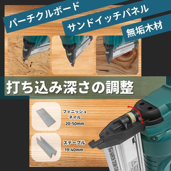 �^�b�J�[ �t�B�j�b�V���l�C�� �[�d�� �d�グ�B �l�C���K�� �R�[�h���X �d�� 18�{���g 18V �o�b�e���[ �Ή� ���{�̂̂� �}�L�^ 18V �o�b�e���[ �݊� (PIN01-BL) ���i�摜2