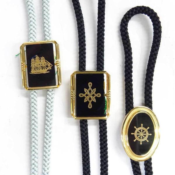 メンズネクタイ/北海道産ジャスパー他2本まとめて/ループタイ天然石