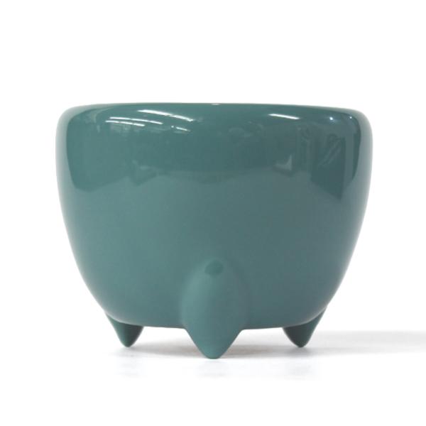 仏具「青磁色土香炉 浄土真宗西用 3.5寸」陶器製 青磁色 香炉 仏具