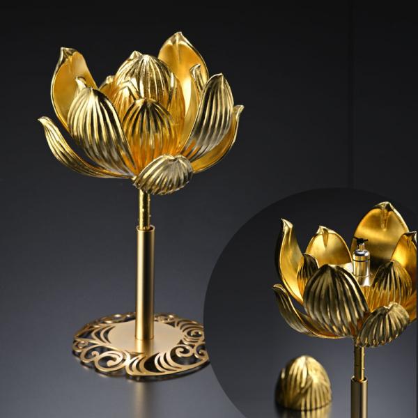 手元供養 メモリアルフラワーJOHKA <金箔> : お仏壇の日本堂 手元供養 メモリアルフラワーJOHKA <金箔> : お仏壇の日本堂