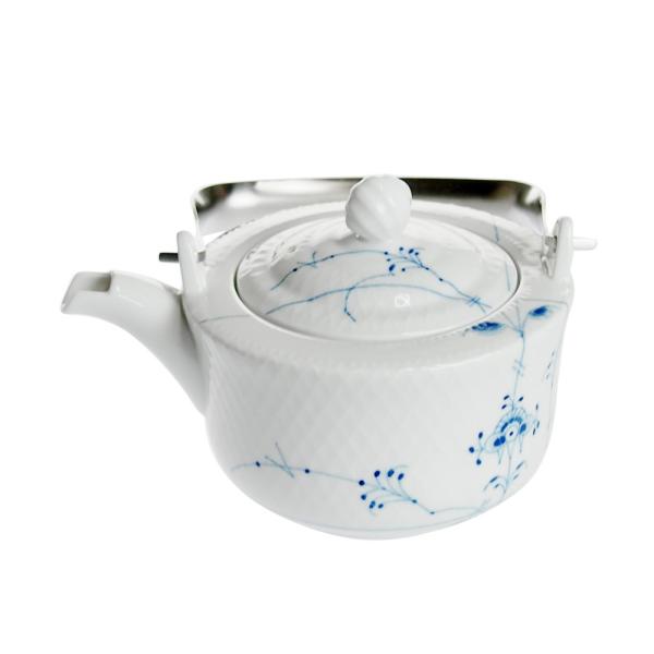 専用ロイヤルコペンハーゲン ブルーパルメッテ ティーポット 700ml と湯吞み ROYAL COPENHAGEN（ロイヤルコペンハーゲン） 並行輸入品 ブルーパル