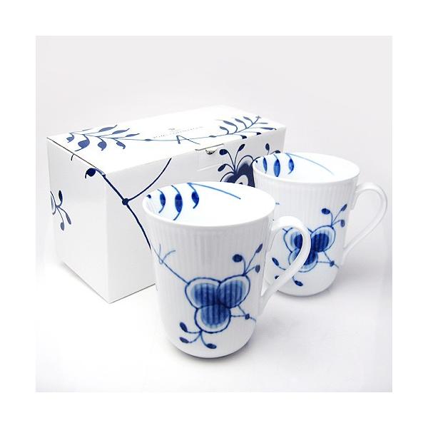 ブルーフルーテッド メガ マグ S ペア 280ml 7枚目