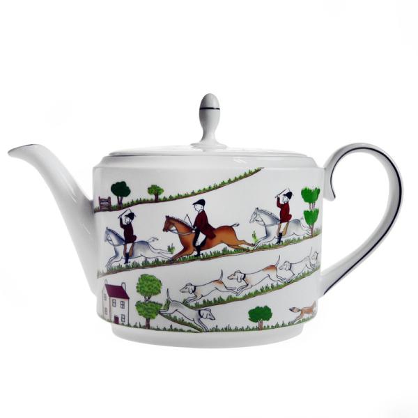 ウェッジウッド (WEDGWOOD) ハンティングシーン ティーポット