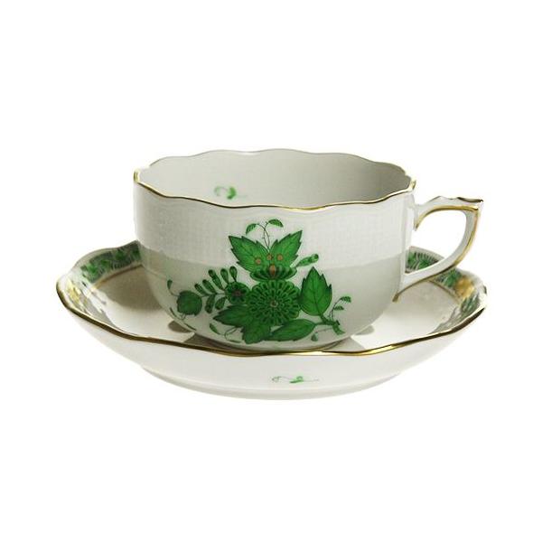 ヘレンド（HEREND） 並行輸入品 AV アポニーグリーン ティーカップ