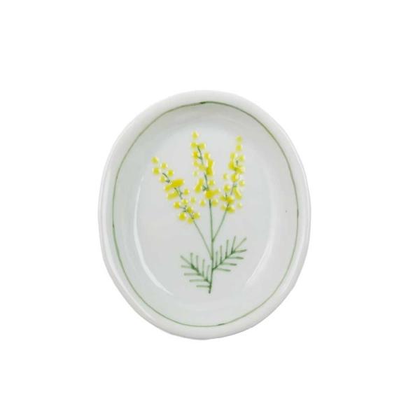 徳永ミモザ　花模様の皿 2枚セット　新品　未使用 nihonnotsurugi_380076