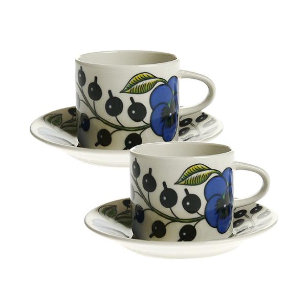 パラティッシ コーヒーカップソーサー ペア 5枚目