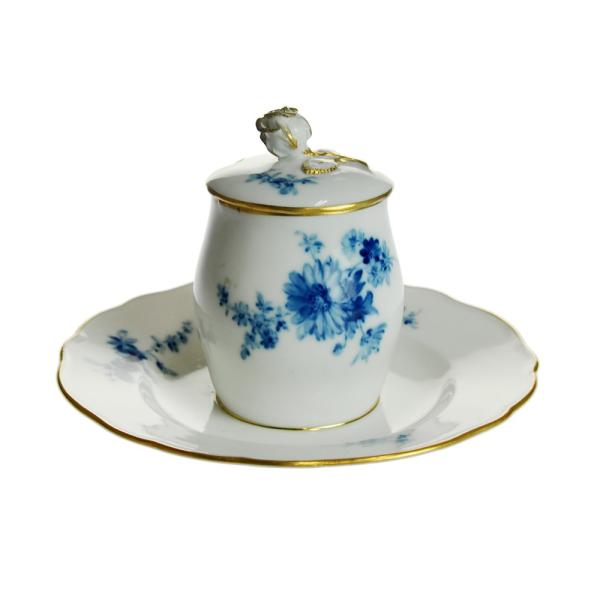 マイセン作品【アップリケわすれな草文 カップ&ソーサー】の買取・査定