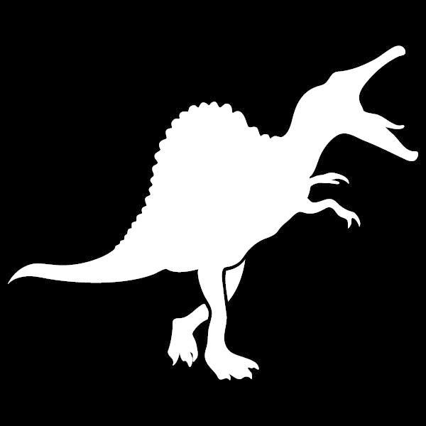恐竜シルエットステッカー かっこいいシルエットステッカー スピノサウルス カラー10種類 ステッカー 防水 傷隠し シール ニホンセン 通販 Yahoo ショッピング