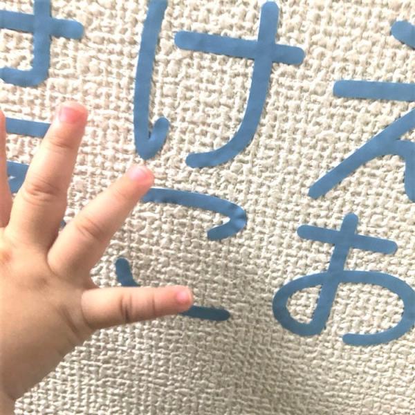 ひらがな 学習 壁紙 弱粘着力 ウォールステッカー 壁がドリル帳になる 選べる文字サイズ 豊富なフォント 選べるカラー カッティングステッカー
