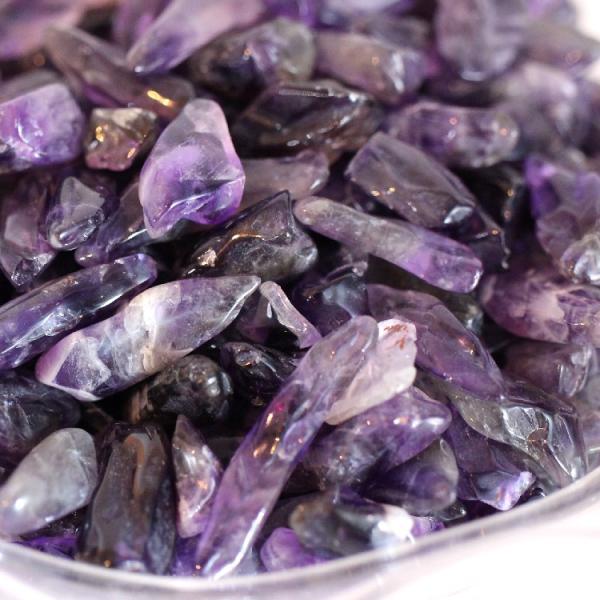 鉱石 ドックティースアメジスト 250g さざれ 天然石・パワーストーン