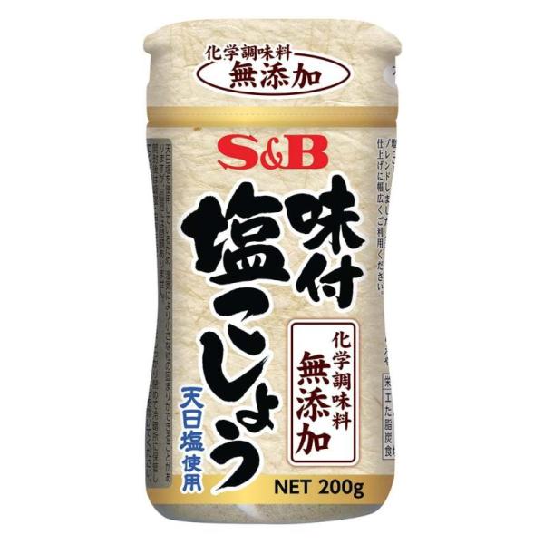 S&amp;amp;B 味付塩こしょう 化学調味料無添加 200g×5個