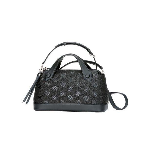 印傳屋 印伝 ハンドバッグ 手提げバッグ 甲州印伝 印傳屋 遅れてごめんね ハンドバッグ 手提げ 本革 和柄 甲州印伝