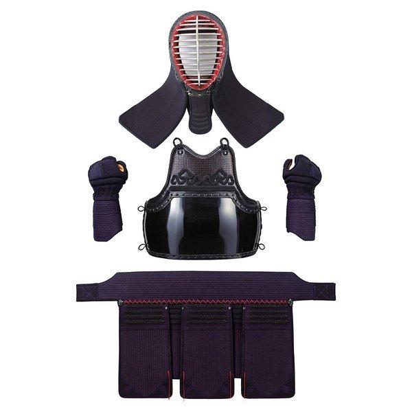 剣道防具セット 6mmミシン刺 メイリン2号 小学生用高級品 面・胴・甲手