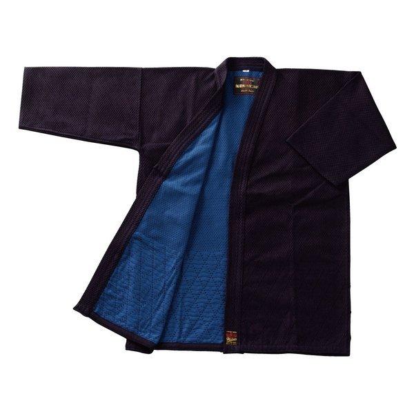 剣道着 正藍染 紺二重織刺（上）剣道衣 4号 (剣道具) K-54 : 日本刀