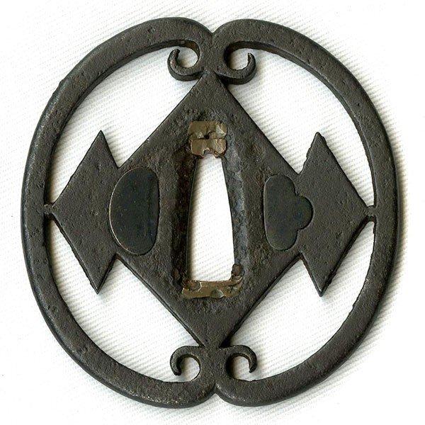 鍔 T 132 尾張 木瓜形地透 鉄地 鍔 刀装具 S2tb132 日本刀販売の明倫産業 通販 Yahoo ショッピング