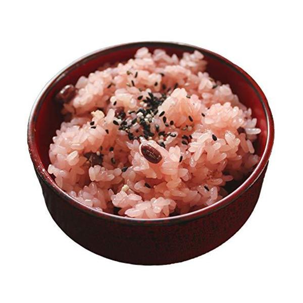 赤飯 2個セット  ごま塩 付 冷凍赤飯 新潟県産もち米「こがねもち」使用 冷凍食品 お祝い事や普段のお食事に 優良配送 ギフト