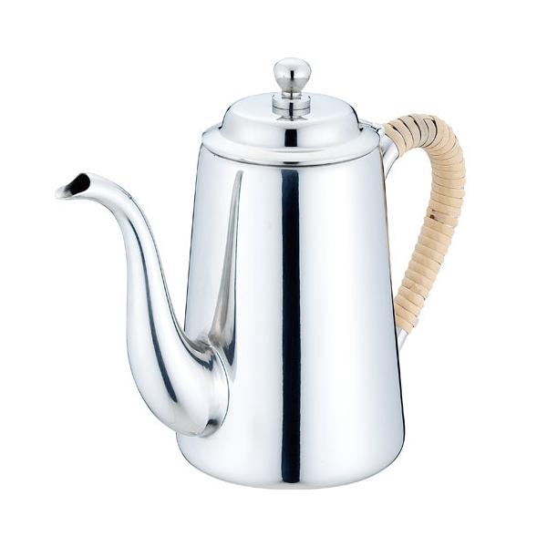 YUKIWAユキワ 18-8 コーヒーポット Mタイプ 藤づる巻 5人 :0303