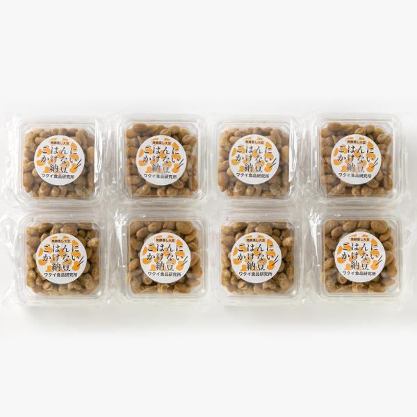 自家栽培米の稲藁から採取した「天然の納豆菌」で手作りしている納豆。じっくりと発酵させることで、大豆の旨味を引き出しています。ごはんにかけずに、主役の一品として食べてみてください！ワクイ食品研究所が、天然の納豆菌を使って手作りした「ごはんにか...