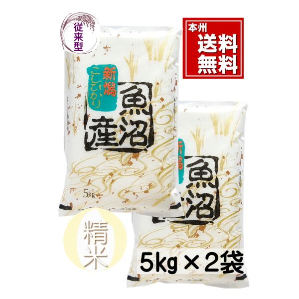 コシヒカリ お米 魚沼産コシヒカリ5kg×2袋 精米 7年産 十日町 昭和