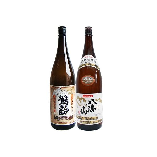 八海山 鶴齢 芳醇 1.8Lと八海山 特別本醸造 1.8L 日本酒 飲み比べ