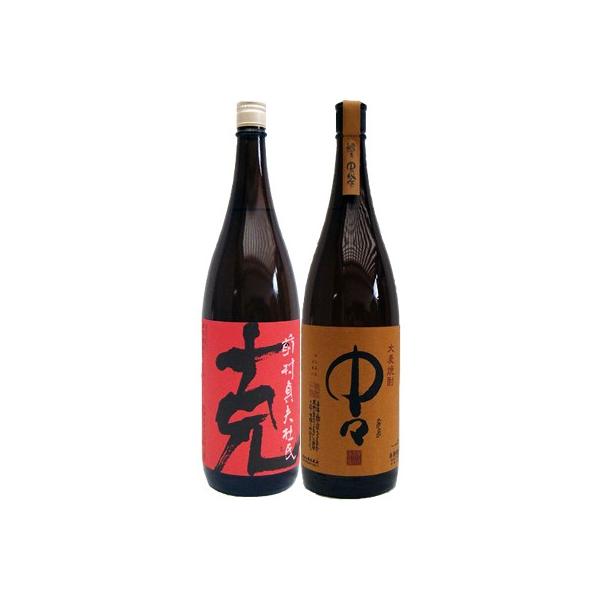 中々 麦1800ml黒木本店  と克 芋 1800ml東酒造  焼酎 飲み比べセット 2本セット 【送料無料】沖縄は別途1,000円いただきます。