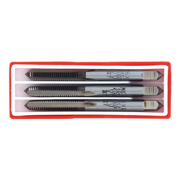 新潟精機 ねじ切組タップ M6x1.0 荒用 中仕上用 仕上用 3本セット