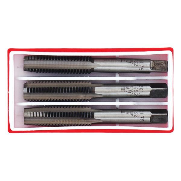 新潟精機 ねじ切組タップ M12x1.75 荒用 中仕上用 仕上用 3本セット