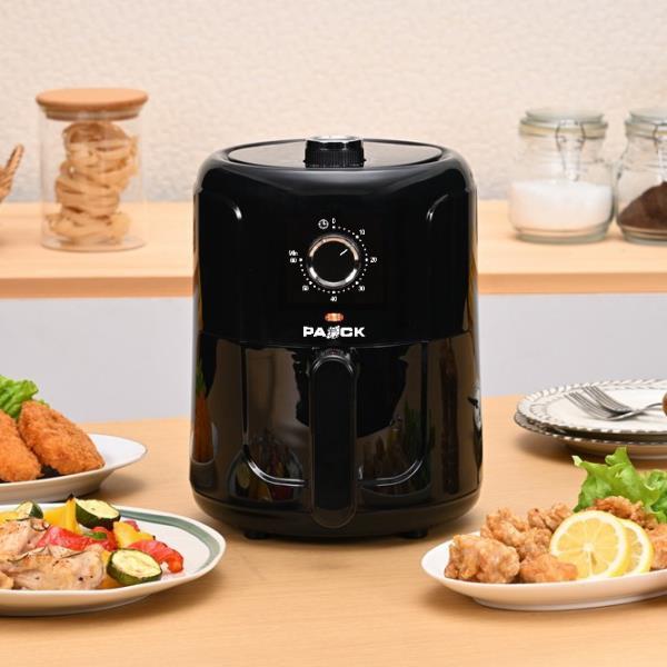 ■特長・温風で調理可能なエアフライヤーです。・油を使わないから身体にも環境にもやさしいお料理が楽しめます。・60分タイマー付きのあんしん設計です。・80℃〜200℃まで温度調節可能です。・温度も時間もダイヤルで簡単に操作できます。・バスケッ...