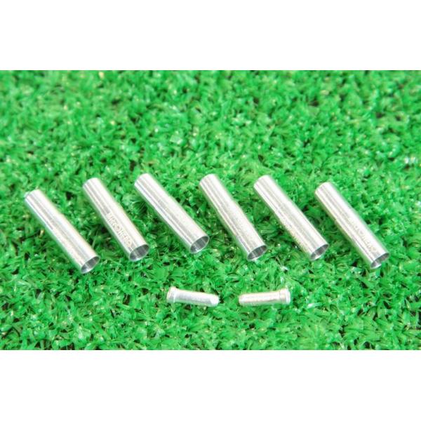 ・主な仕様： ・長さ：　約２３ｍｍ ・対応アウター外径：Φ５ｍｍ ・数量：ブレーキアウターエンドキャップ　６個　ワイヤーエンドキャップ　２個 ※ビニルパッケージ、マニュアル無