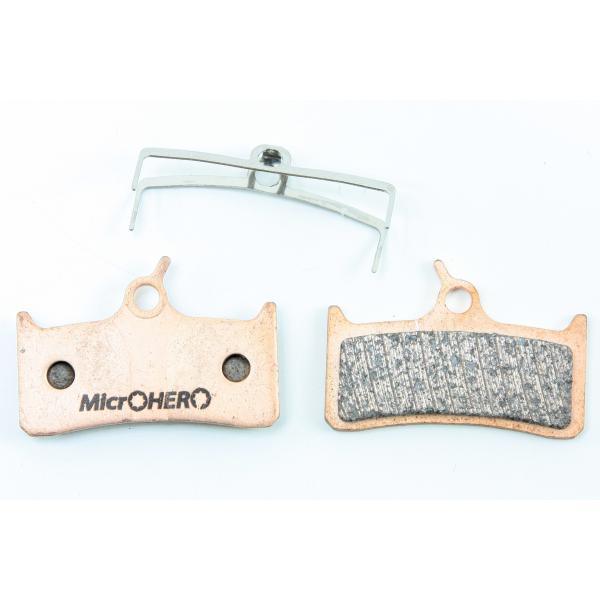 【即納】MicrOHERO製 シマノ　SHIMANO　M03 M04　互換　MTB　XT BR-M755用　ディスクブレーキパッド　高温焼結メタルパッド　BP-X010