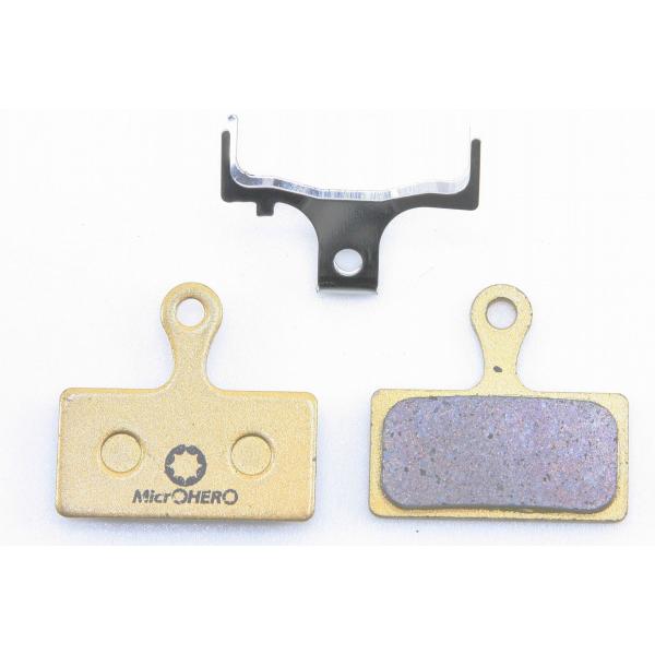 【即納】MicrOHERO製　シマノ　SHIMANO　G03S,G04Ti,G04S,G03A,J04C,J03A,J02A互換　ディスクブレーキ　メタル BP-M020