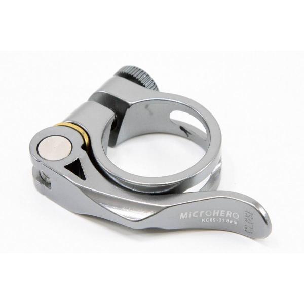 ・主な仕様：●重量：約　42ｇ（実測）●適応シートポスト径：Φ27.2mm●適応シートチューブ外径：Φ31.8mm●材質：本体　アルミ合金／ボルト　ステンレス※マニュアル無、パッケージ無