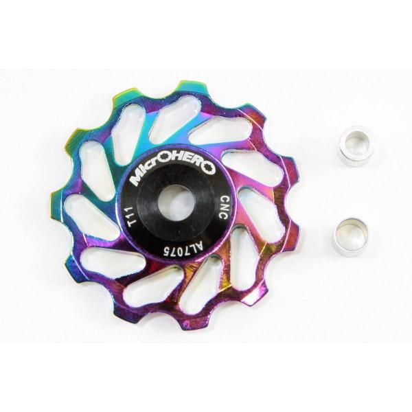 ・主な仕様：・ギア：11T・最大外径：約　41.5mm・取り付け穴径：4/5/6mm　対応・重さ：9g（平均値）・対応リアディレイラー：SHIMANO、CAMPAGNOLO、SRAM の7〜11速ディレーラー・材質:CNC 切削7075 ア...