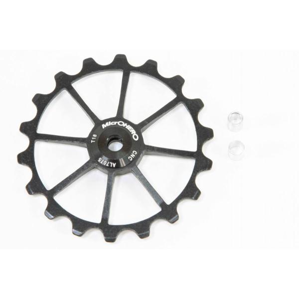 ・主な仕様：・ギア：18T・最大外径：約　Φ73.4mm・取り付け穴径：4/5/6mm　対応・重さ：　約　13.5g（平均値）・対応リアディレイラー：SHIMANO、CAMPAGNOLO、SRAM の7?11速ディレーラー・材質:CNC 切...