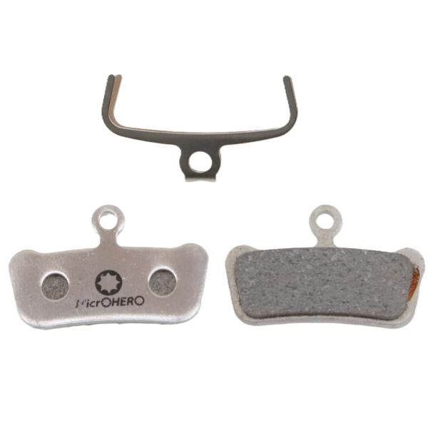 【即納】MicrOHERO製　ディスクブレーキパッド スラム（SRAM） （AVID） Guide R トレイル X0 TRAIL 用 パッド (アルミカーボン BP-C043)