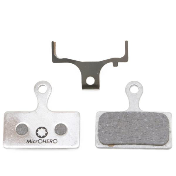 【即納】MicrOHERO製 SHIMANO G03S,G04Ti,G04S,G03A,J04C,J03A,J02A互換 ディスクブレーキパッド　 (アルミカーボン BP-C020)