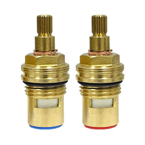 ZooYi 1ペア セラミックバルブ セラミック水栓専用の交換用 ZooYi 1ペア セラミックバルブ セラミック水栓専用の交換用